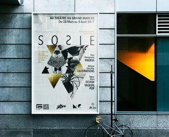Affiche Sosie – Graphiste logo freelance La Réunion