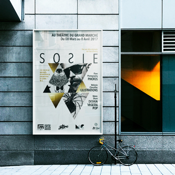 Affiche Sosie – Graphiste logo freelance La Réunion